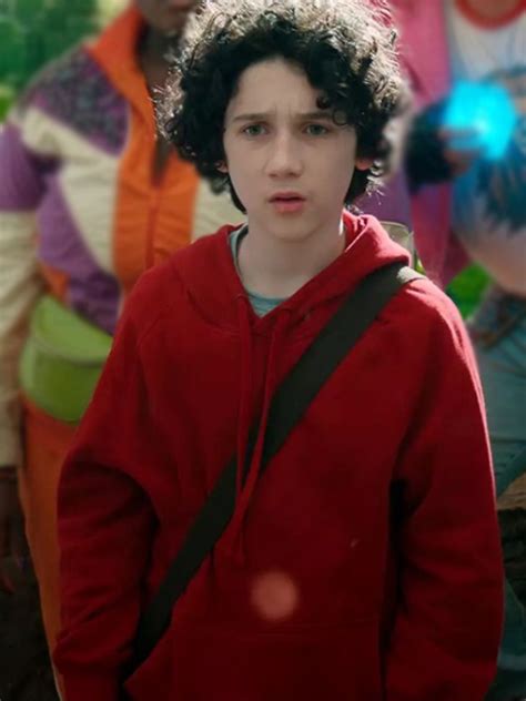 A Minecraft Movie 2025 Sebastian Hansen Red Hoodie - Paragon Jackets