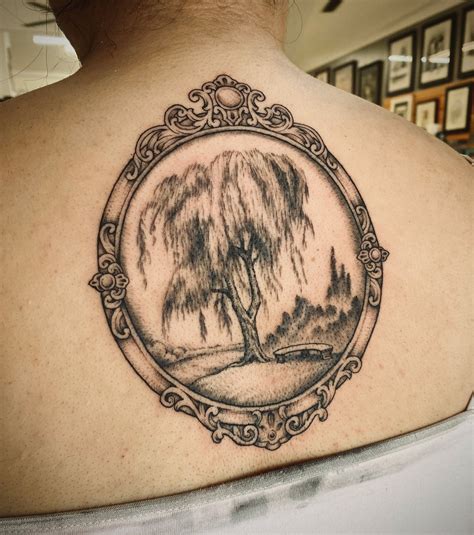 weeping willow tattoo