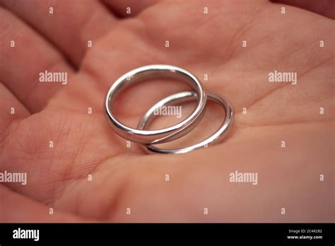 wedding ring getting married marriage ceremony finger Stock Photo - Alamy