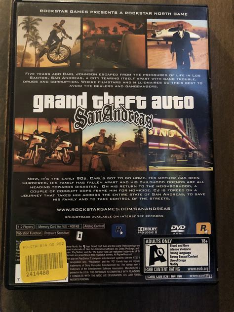 Adults Only PS2 San Andreas. Any info on this? Details in comments. : r