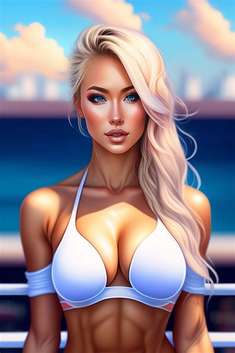 Lexica - Art by mikuni mizuki, Instagram model Hannah Palmer, blonde