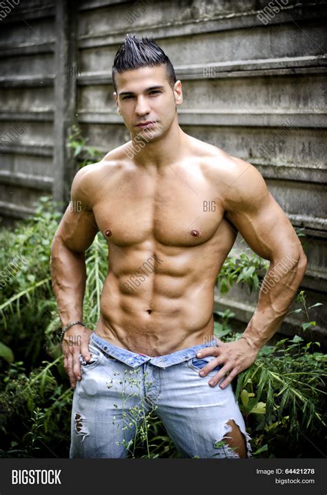 muscular young latino image photo  trial bigstock