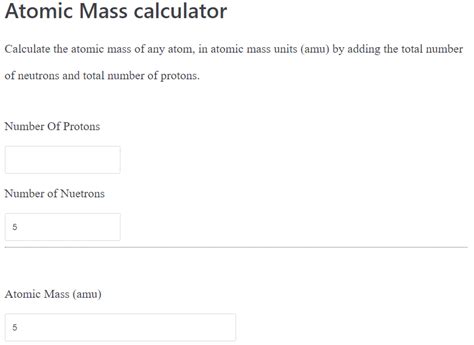 How to calculate atomic mass - Calculator Academy