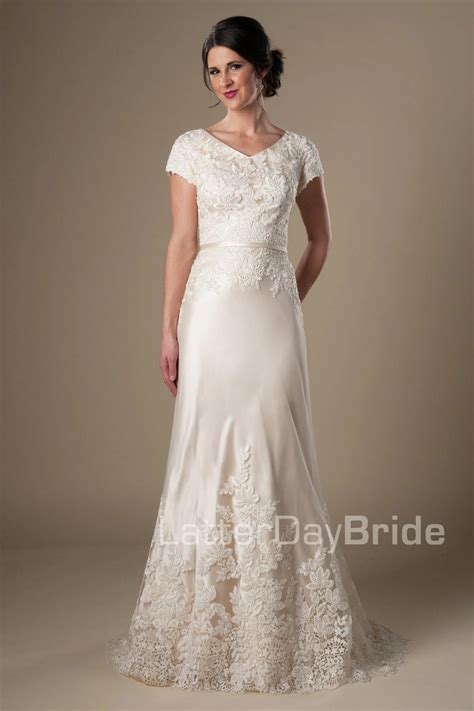 lds wedding dresses 1