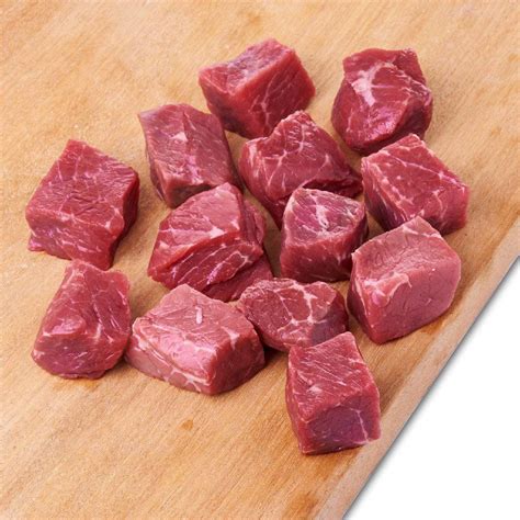 daging kiub segar lembu tempatan cube cut