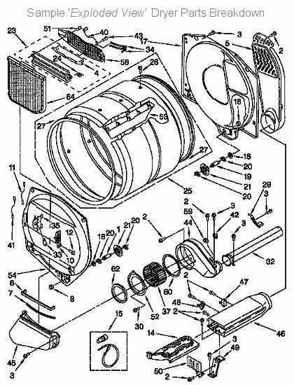 Appliance411: Repair Parts: Appliance Parts Lists, Schematic, Exploded ...