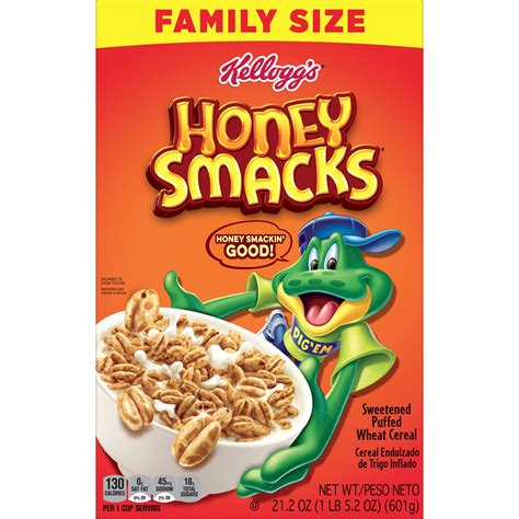 Kellogg's Honey Smacks Cereal - Family Size - Shop Cereal at H-E-B
