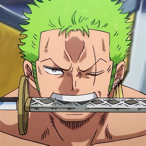 A close up of a person with green hair holding a sword - SeaArt AI