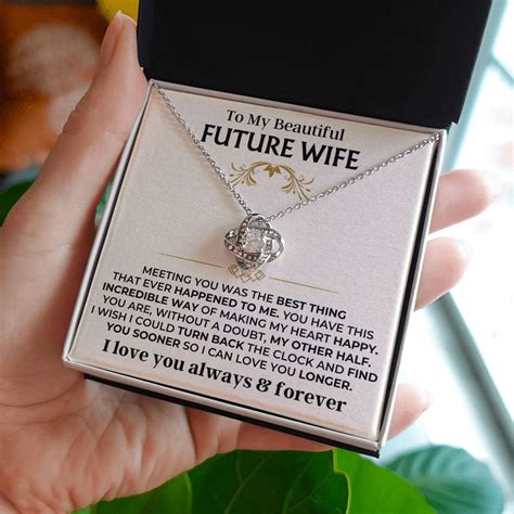 beautiful future wife love knot gift set ss sugar spring