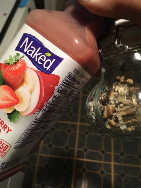 Anyone tried this before? Naked juice and shrooms. 👀 : r/shroomers