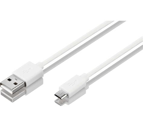Buy LOGIK L1MICWH16 USB to Micro USB Cable - 1 m | Free Delivery | Currys