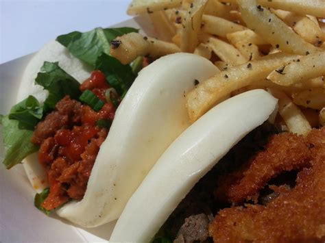Delicious Kalbi Bun, Dweji Bun, and Duck Fat Fries