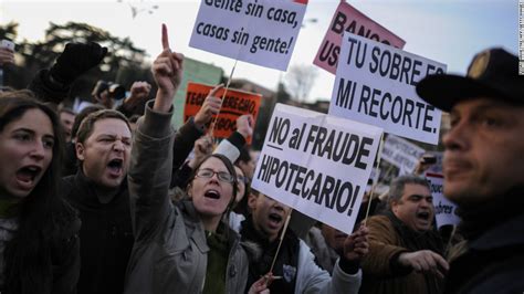 Protesters, police clash in Spain - CNN