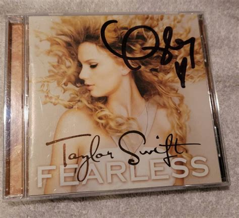 Taylor Swift Fearless Signed CD www.ugel01ep.gob.pe