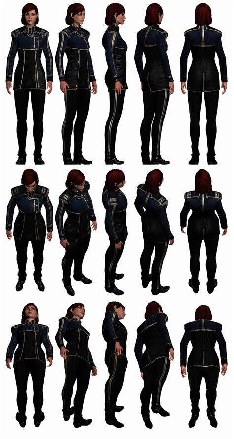 Mass Effect 3, Female Shepard Alliance Uniform. by Troodon80 on DeviantArt