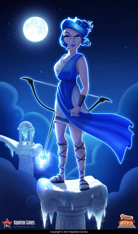 Greek Goddess Of The Moon Selene