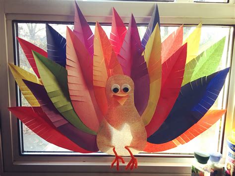 Construction paper turkey :) | Paper decorations diy, Thanksgiving paper, Thanksgiving decorations