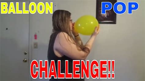 BALLOON POP CHALLENGE!! - YouTube