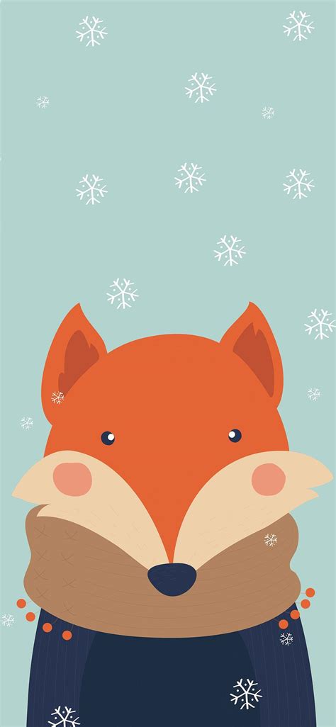 Xmas Fox Wallpapers - Wallpaper Cave