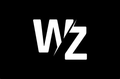 monogram wz logo design graphic  greenlines studios creative fabrica