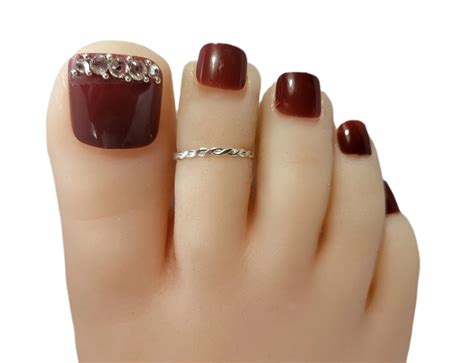 Sterling silver bead toe ring stacking rings for Mom