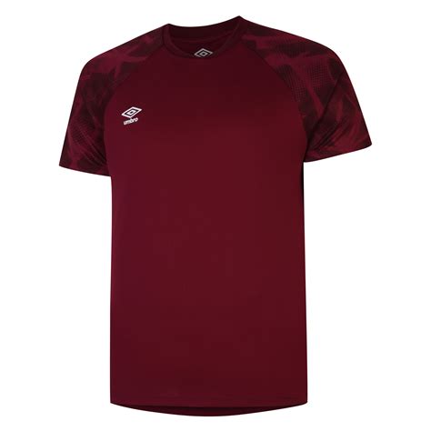 Umbro Atlas Jersey SS - New Claret / White - Total Football Direct