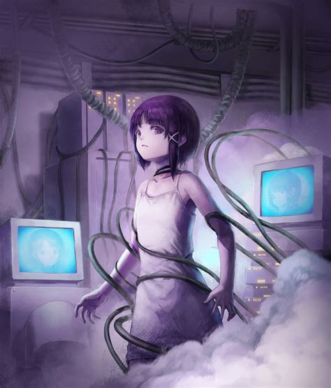 Iwakura Lain - Serial Experiments Lain - Image by Noru ka Soru ka