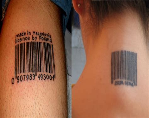 Barcode Tattoos | Designs, Ideas & Meaning - Tattoo Me Now