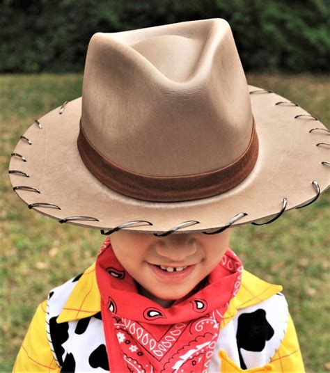 Woody Cowboy Hat. Brown Cowboy Hat With or Without Chin - Etsy