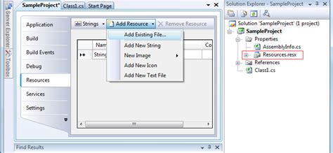 visual studio adding   resource files filips technical blog