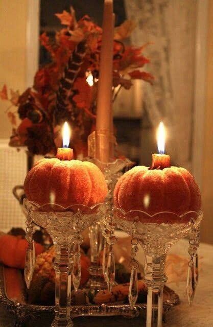 20+ Fall Candles And Pumpkins