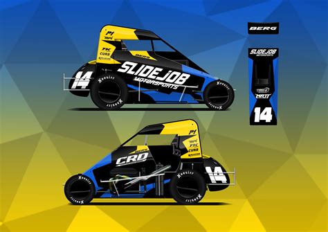 2023 Dylan Berg SJ Motorsports Midget by Koleton Anderson - Trading Paints