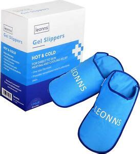 Ice Pack Slippers for Feet -Provides Therapy for Foot Pain, Swollen and ...