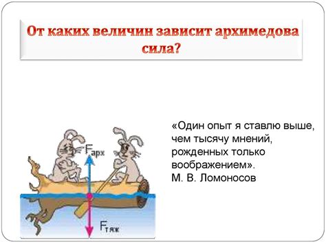 Закон Архимеда - презентация онлайн