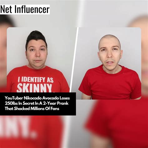 YouTuber Nikocado Avocado Loses 250lbs In Secret In A 2-Year Prank That