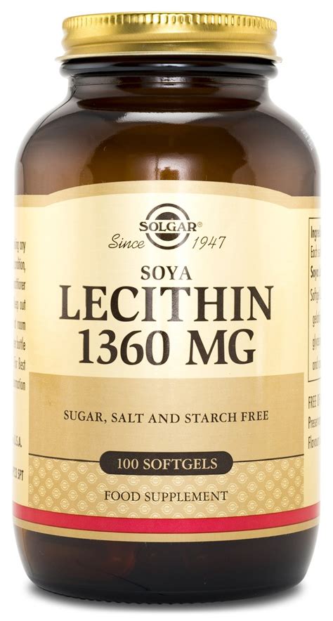 Köp Solgar Lecithin 1360 mg 100 kapslar - på MEDS.se