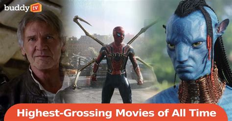 highest grossing movies   time ranked   box office buddytv