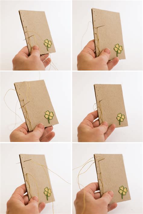 Book Binding Tutorial with Embroidered Cover