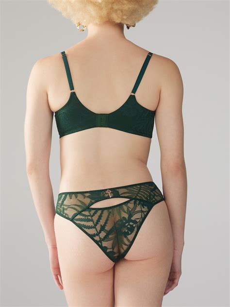 Shadowplay Lace Cheeky Knickers in Green | SAVAGE X FENTY UK United Kingdom
