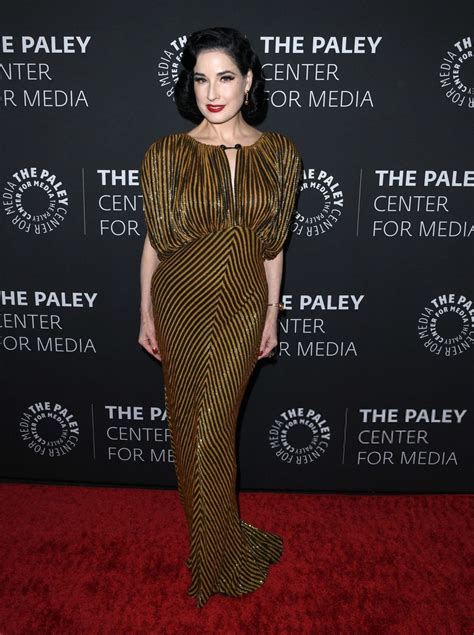 DITA VON TEESE at Bob Mackie Naked Illusion A Legendary Evening With