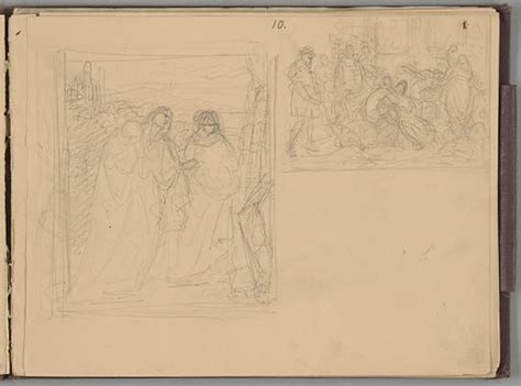 compositional sketch   artists lost painting  public domain