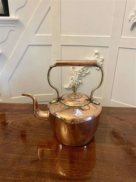 Antique George Iii Quality Copper Kettle in Antique Kettles