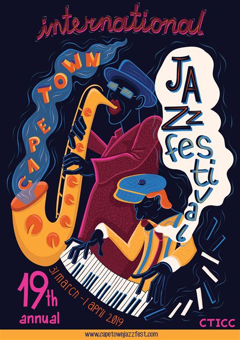 Illustrated Poster for Cape Town Jazz Festival on Behance