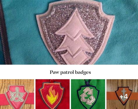 Paw Patrol Badge Only - Etsy