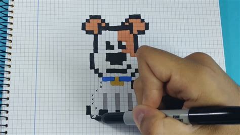 Como Dibujar a MAX de Mascotas | Pixel Art - YouTube