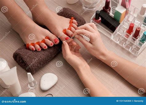 Getting A Pedicure