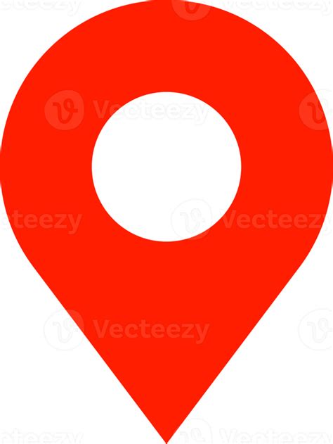 map location pin icon  red colors  png