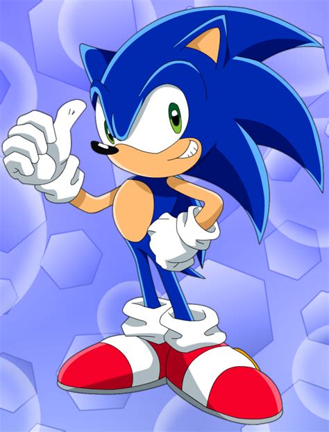 Blue Sonic by Kittykun123 on DeviantArt