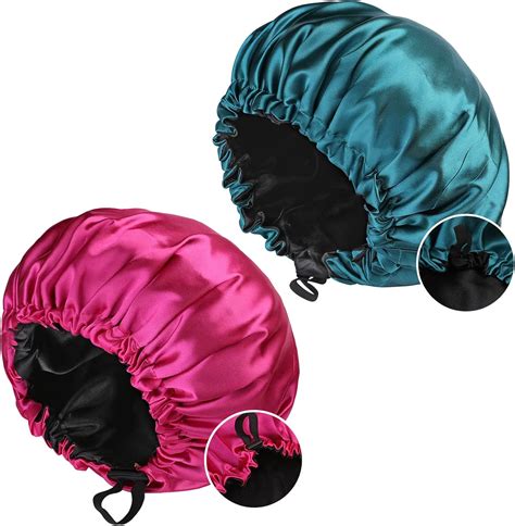 Cuffia Seta Capelli Ricci, Cuffia Capelli Ricci Notte Bonnet, Cappello