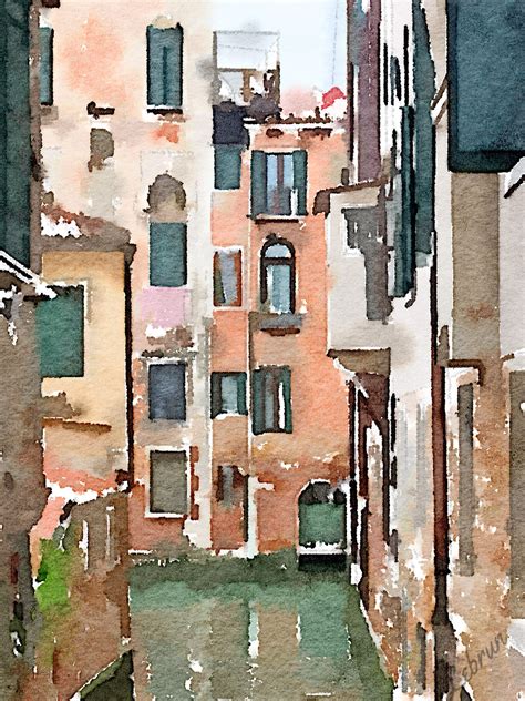 Venice Italy | Venice painting, Watercolor landscape paintings